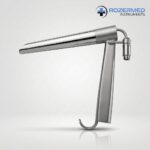 Anterior Commissure Laryngoscope with Fiber Optic Carrier Adult Size made from German Stainless Steel for ENT Surgical Procedures