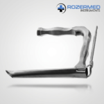 Dedo-Style Micro Laryngoscope made from German stainless steel for optimal visualization of the anterior commissure and vocal cords during ENT surgery.