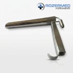 Anterior Commissure Laryngoscope with Fiber Optic Carrier (Adult Size)