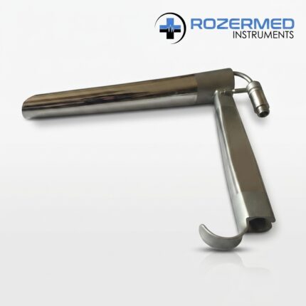 Anterior Commissure Laryngoscope with Fiber Optic Carrier (Adult Size)